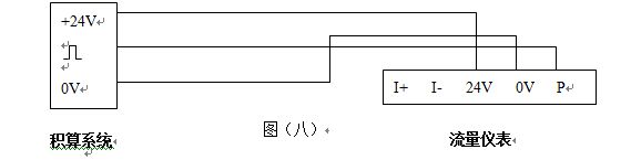 脈沖輸出渦街流量計(jì)三線制渦街流量儀表配線設(shè)計(jì)